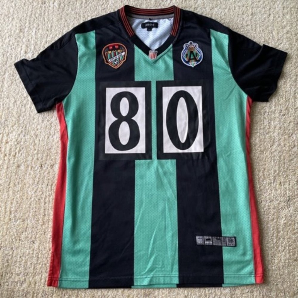 LN Akoo Brazil #80 Mens L AK-80 No Rivals City of God Football Federation Soccer